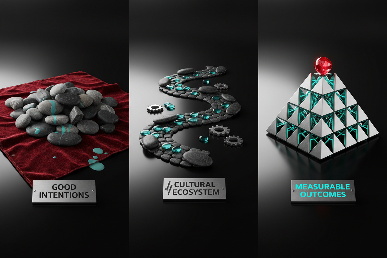 Infographic image for The Hidden Value in a Defined Cultural Ecosystem: Why Your Business Needs More Than Good Intentions | The Integration Audit