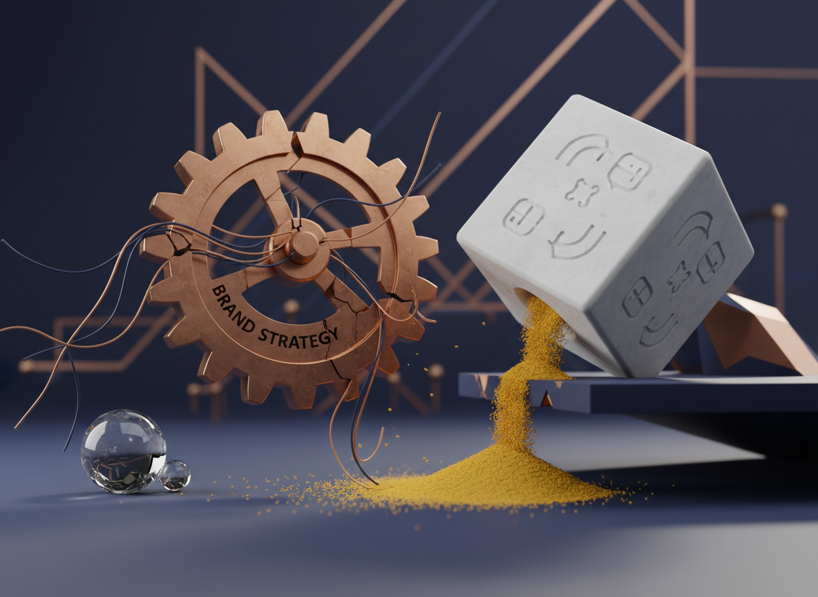 Illustration image for The Brand Identity Alignment Audit: A 90-Day Framework for Service Business Owners | The Trust Erosion Assessment