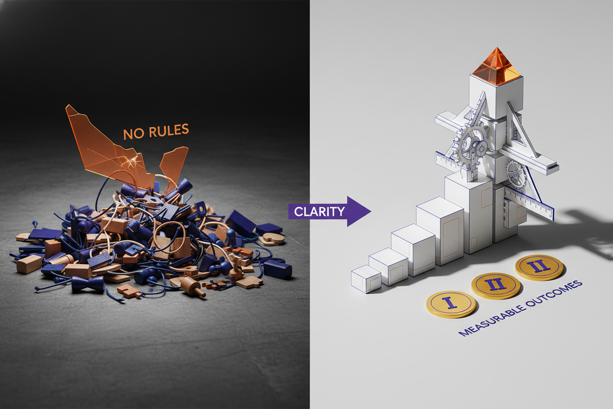 Infographic image for A Game Without Rules Isn't Worth Playing: Why Your Team Can't Win Without Clear Expectations | Test for Clarity, Not Compliance